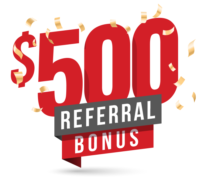 500 Referral Bonus